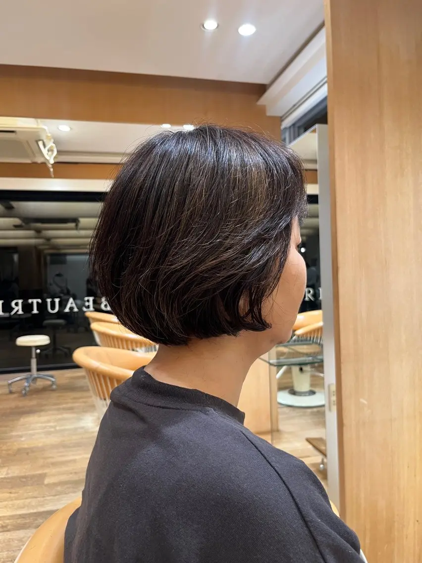 内巻きボブcut🌞の写真