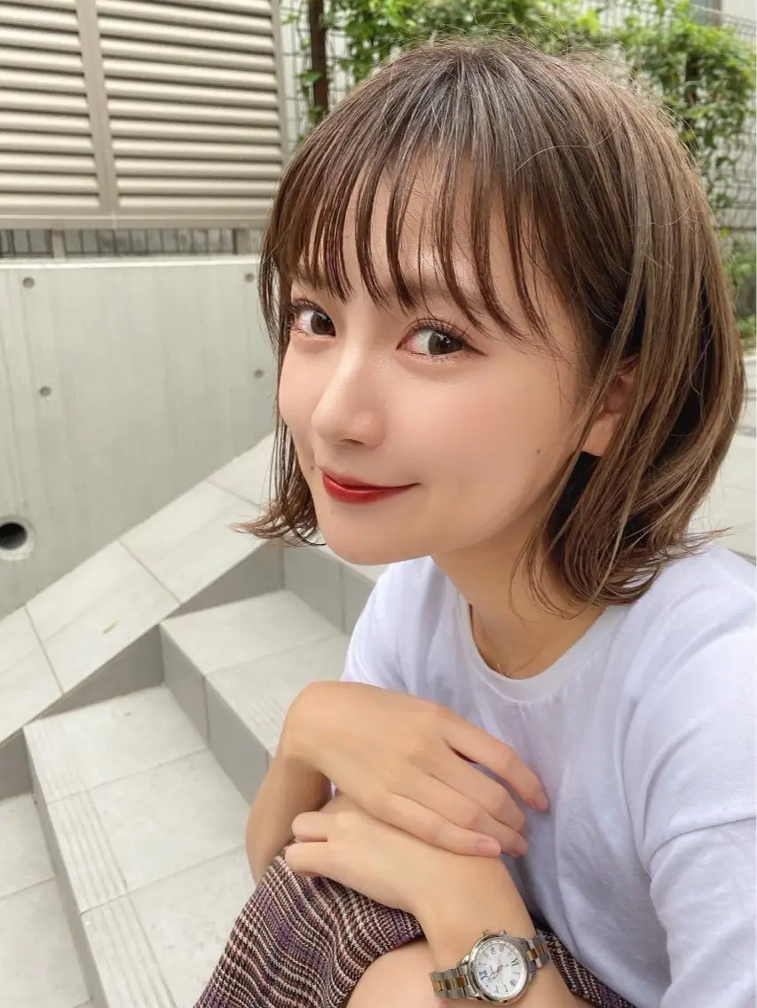 【❣️6月限定❣️人気No.1✨】🉐特大セール🉐似合わせカット✂️＋透明感カラー🌈+高保湿トリートメント🫧の写真