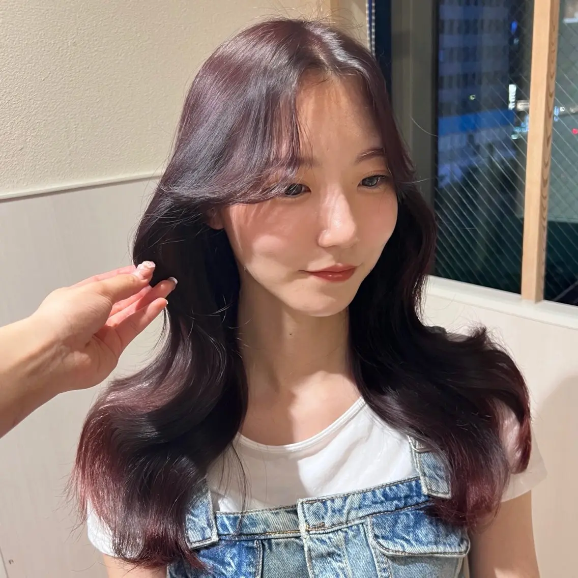 セミロング カラー ヘアカラー トリートメント レイヤーカット✂️/ 新宿/Amiのヘアスタイル