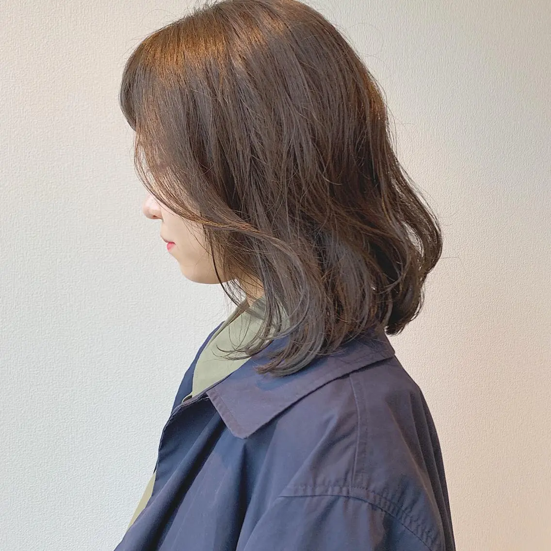 ミディアム カラー 中川 竜誠のヘアスタイル