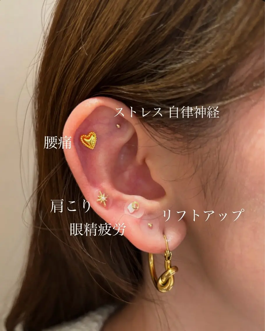 【デザイン重視】耳ツボジュエリー10個👂💎💍の写真