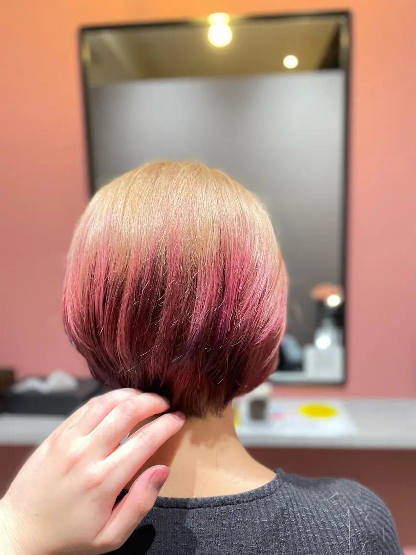 ショート ヘアカラー トリートメント 山本 純平のヘアスタイル