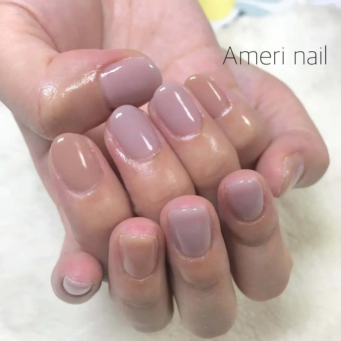 ネイル ワンカラーネイル Ameri nail /UKIのネイルデザイン