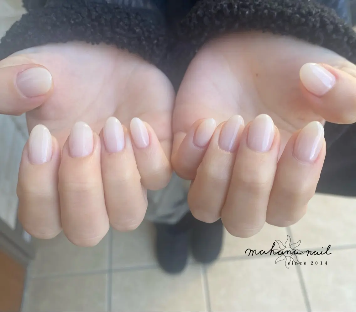 ネイル ワンカラーネイル mahana nailのネイルデザイン