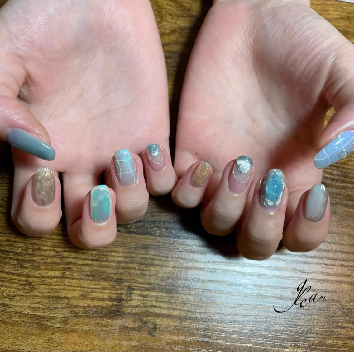 ネイル ハンドネイル gleam✴︎ sayakaのネイルデザイン
