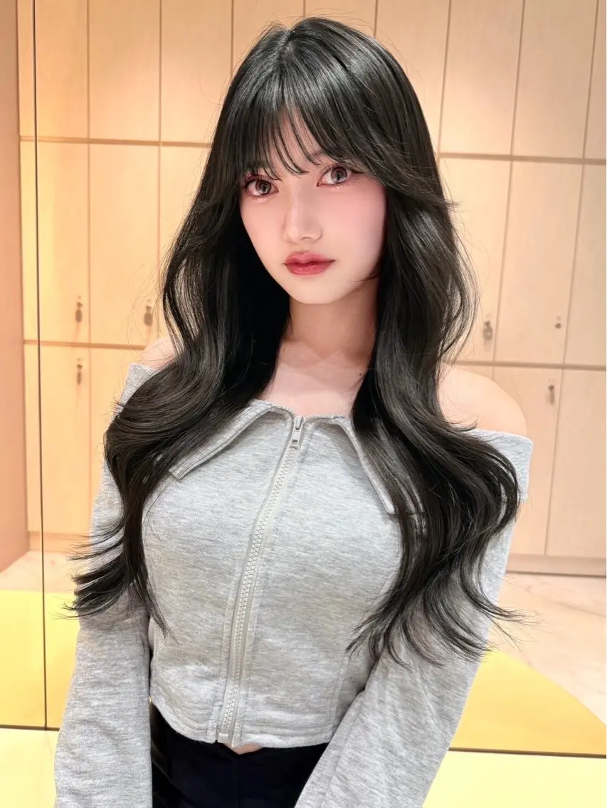 ロング カラー 韓国風ヘア レイヤーカット GLROW 大宮 ANNEXのヘアスタイル