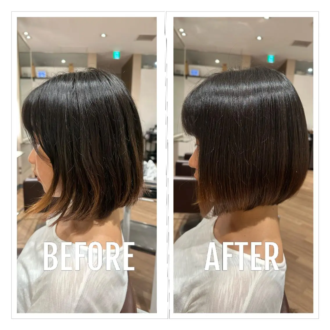 ミディアム ボブ カット ショートカット🧸 ごとうさなのヘアスタイル