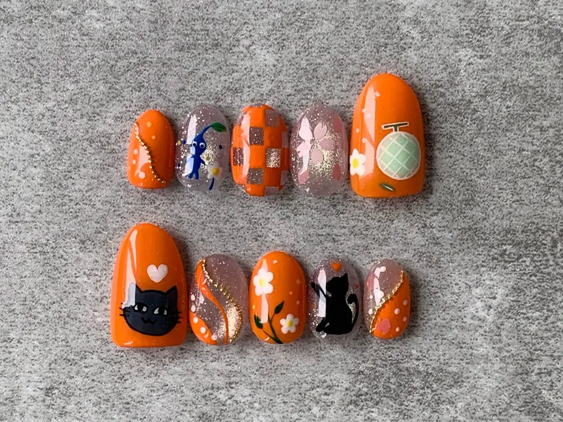 ネイル 持ち込み オフィスネイル スカルプネイル ネイルチップ salon AZ NANAのネイルデザイン