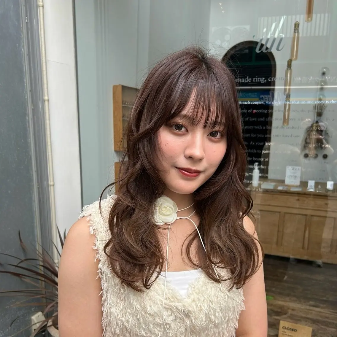 ロング カラー ヘアカラー はるな/透明感カラー /暖色カラーのヘアスタイル