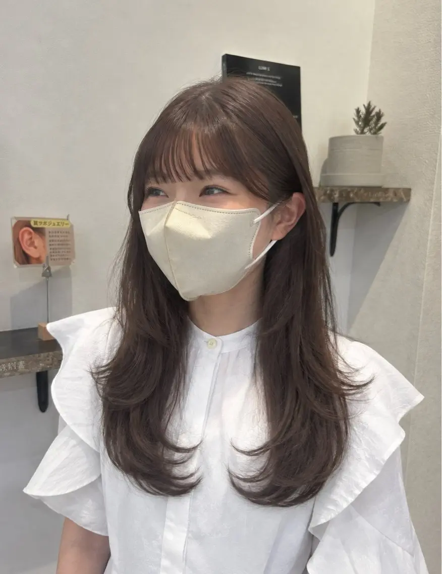 ロング 艶髪/透明感カラー/ 渋谷/ゆうな🤍のヘアスタイル