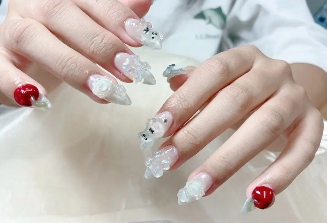 ネイル ネイルチップ xie qunのネイルデザイン