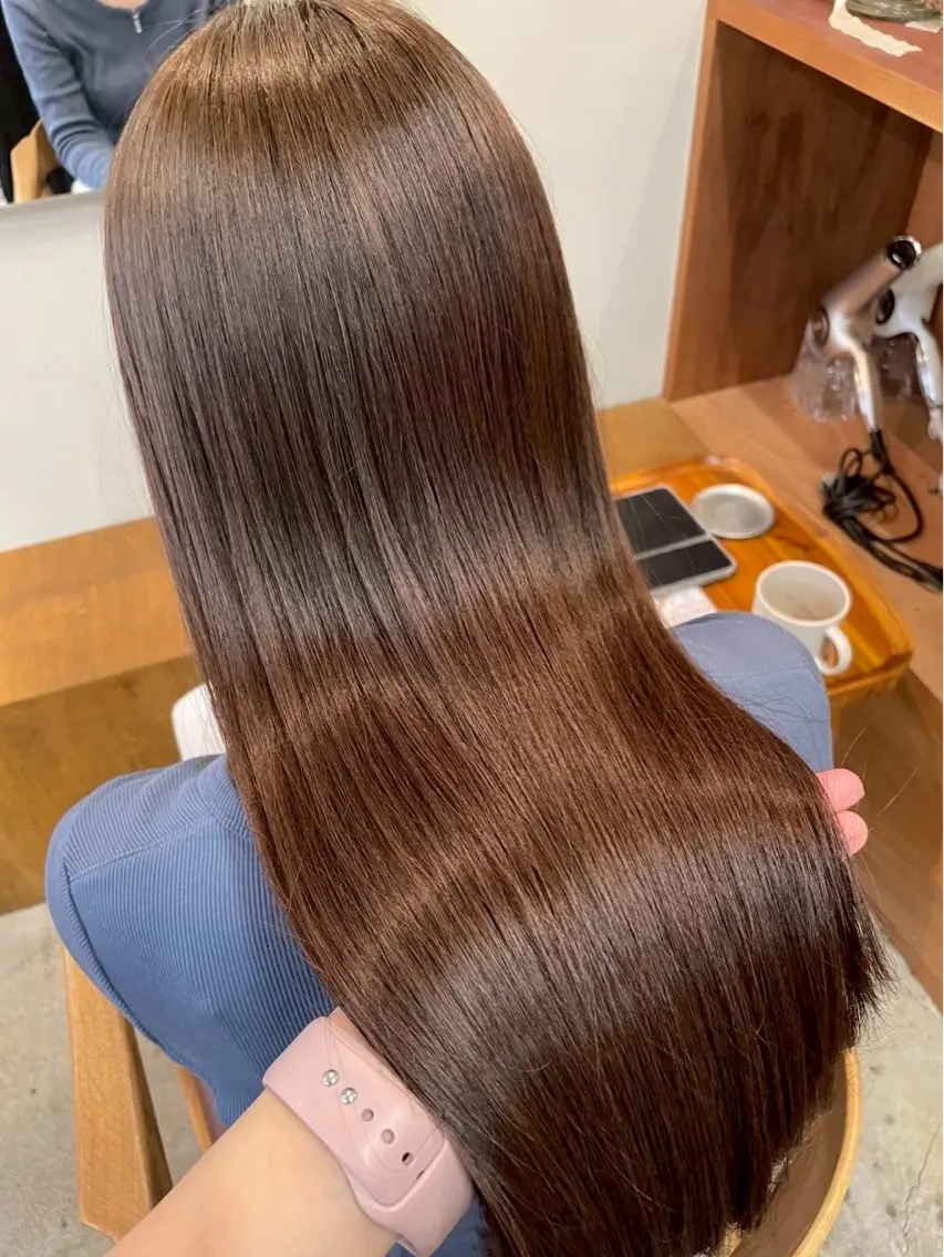 ロング 🌼花屋併設🌼 木下奈々望のヘアスタイル