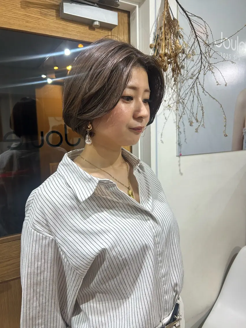 ショート ボブ人気No,1✨ TAME副店長のヘアスタイル