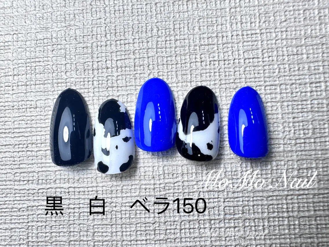 ネイル アニマル柄 冬ネイル ハンドネイル MOMO nailのネイルデザイン