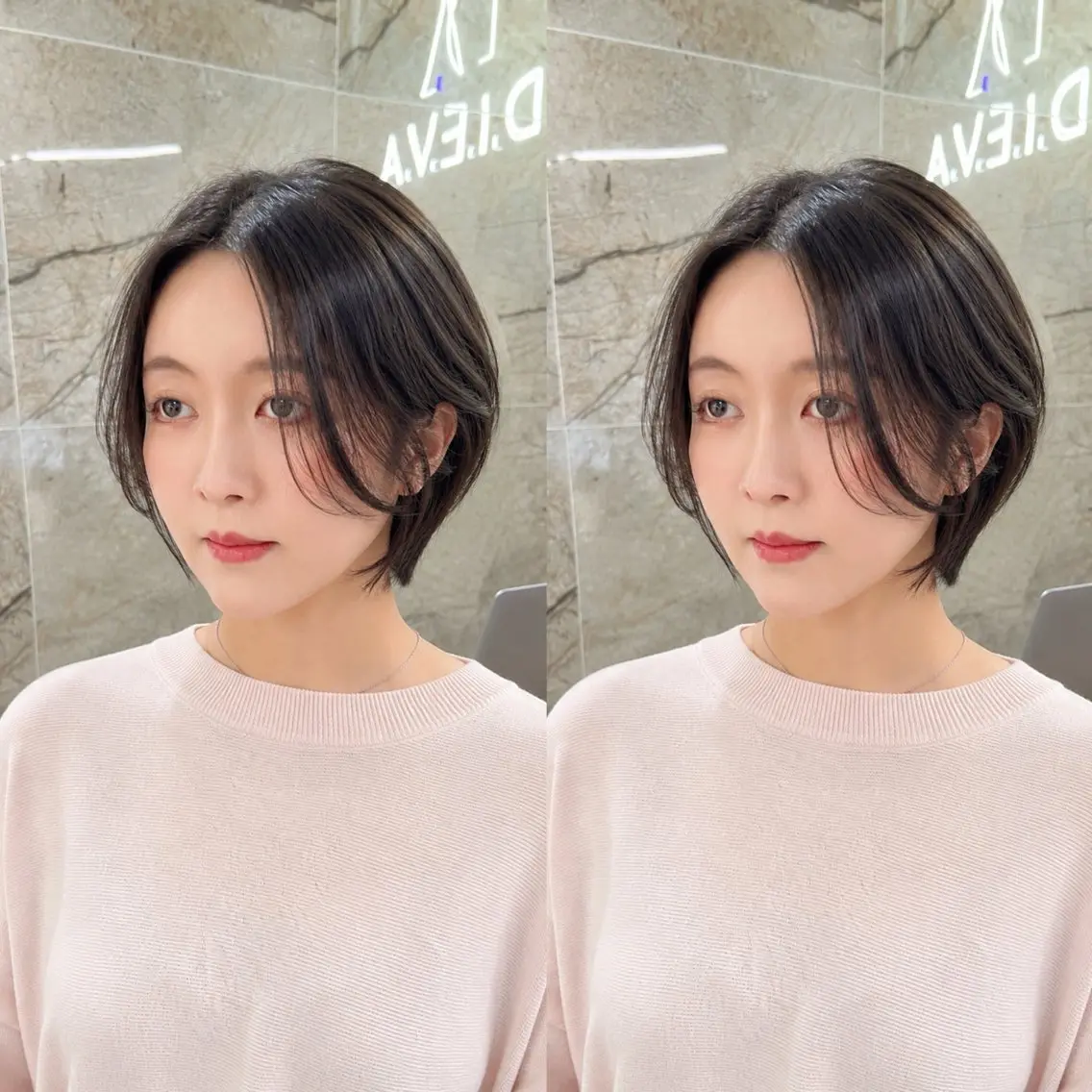 ショート ショートヘア 💗ショート×ボブ 韓国レイヤー宮内諒のヘアスタイル