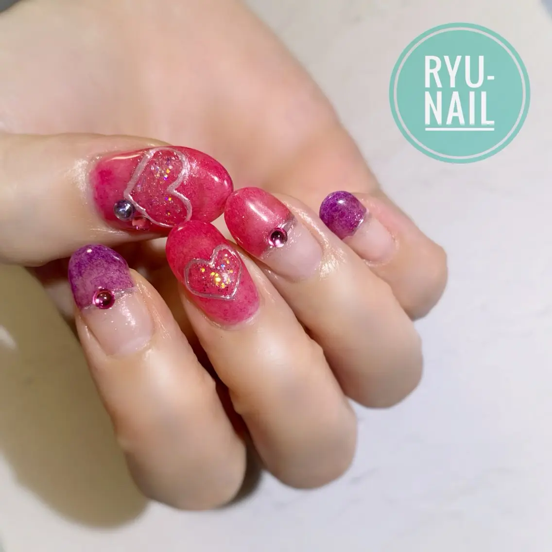 ネイル ハンドネイル Ryu-nail 對馬　琴美のネイルデザイン