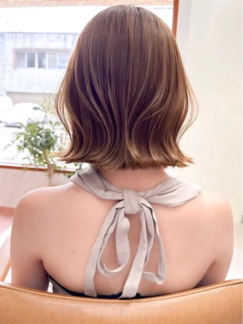 ショート カット 縮毛矯正 トリートメント 🦋韓国風レイヤー/ 艶髪矯正🦋凛太郎のヘアスタイル
