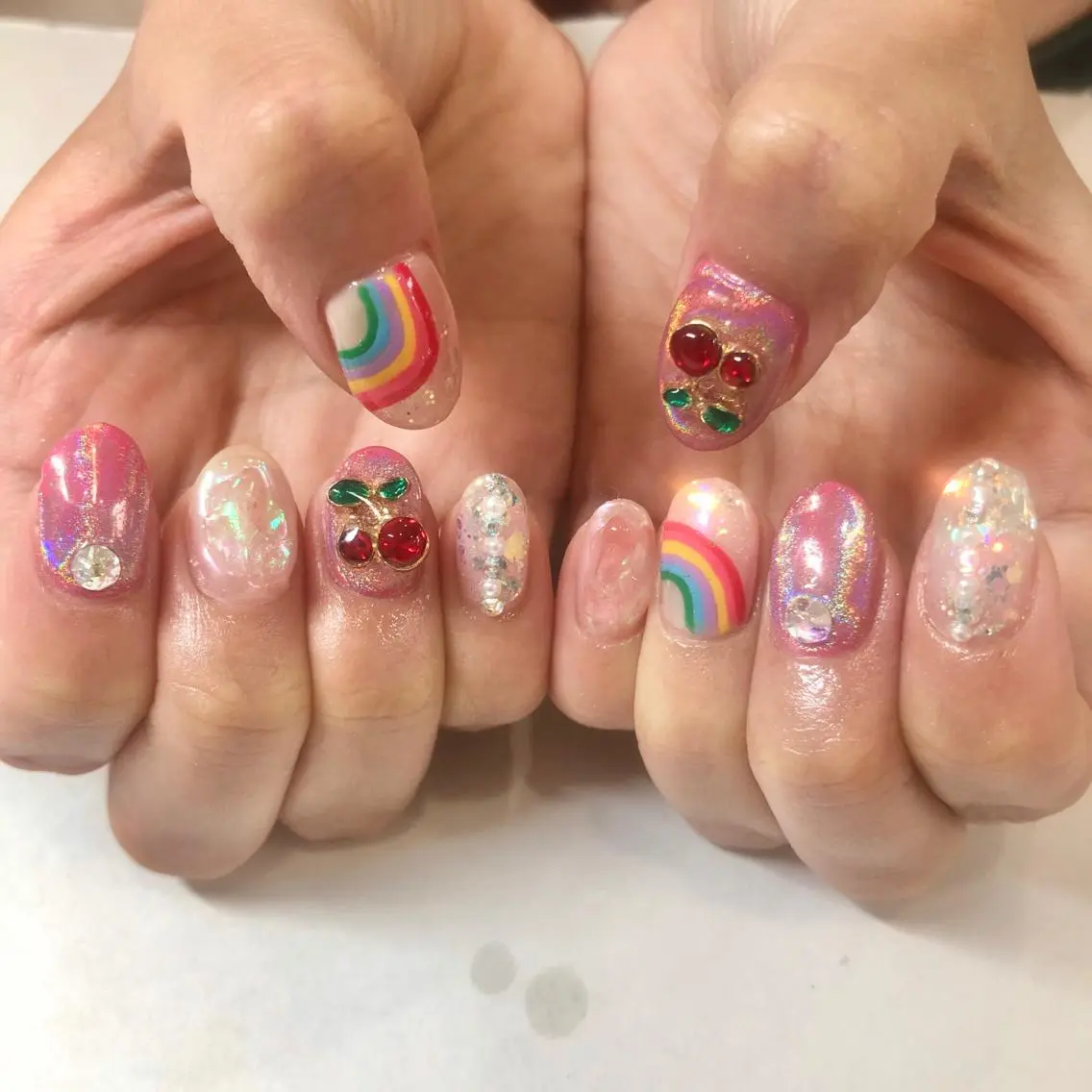 ネイル ハンドネイル 🎀AYAKO 🎀中韓ネイルのネイルデザイン