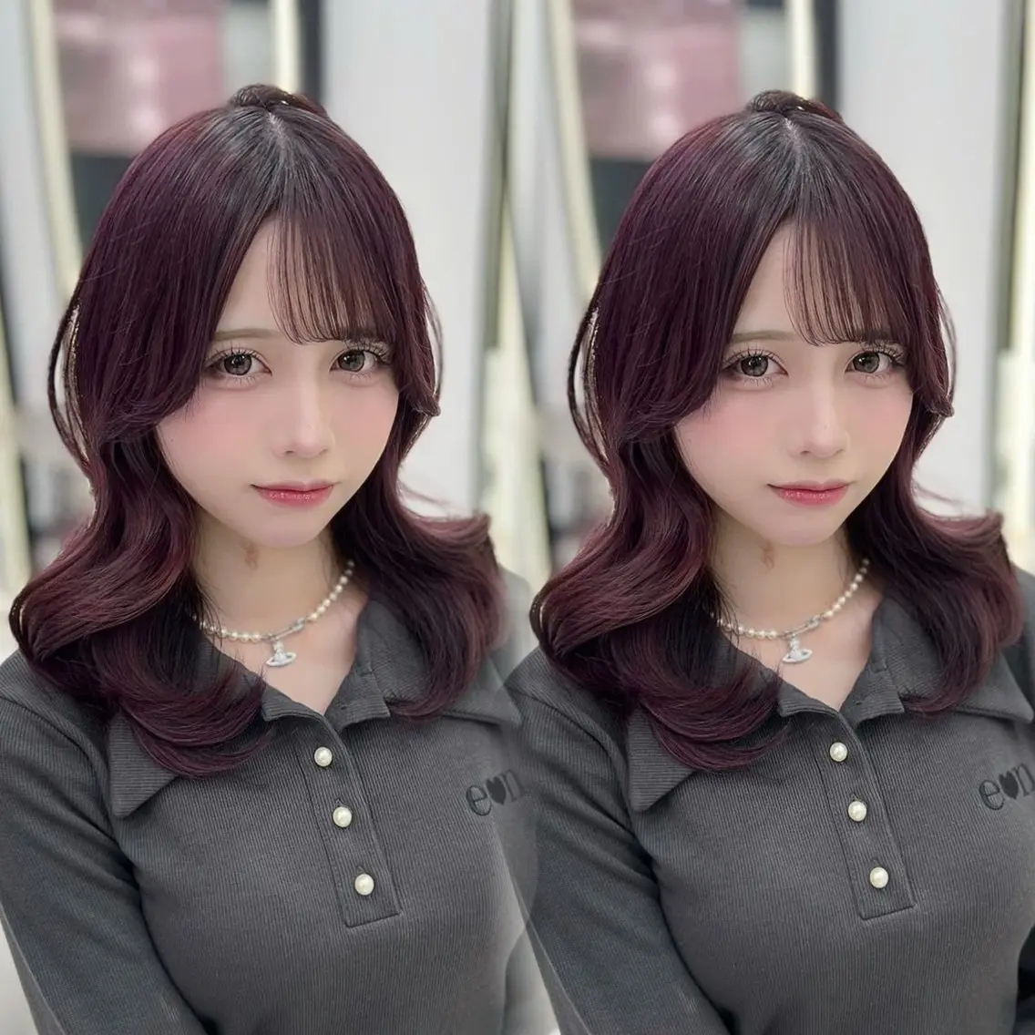 ［全体カット］トレンドの韓国ヘアを叶える全体カット🪽💗［トレンド巻き仕上げ🉑］1step超音波トリートメント付きの写真