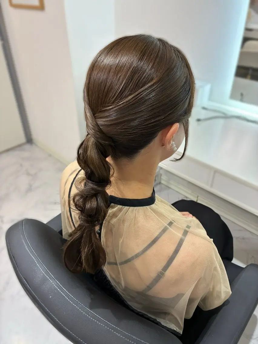 ロング ヘアセット ヘアセット専門店 R🌹のヘアスタイル