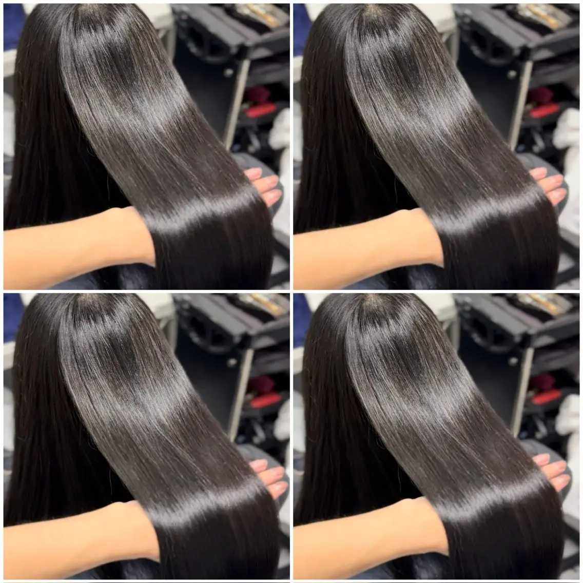 ロング カラー 髪質改善 艶髪矯正 エクステ かいり✂️のヘアスタイル