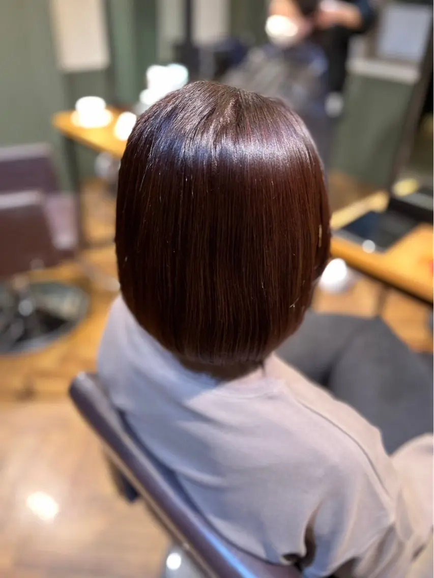 ミディアム ✨️髪質改善 アイノアのヘアスタイル