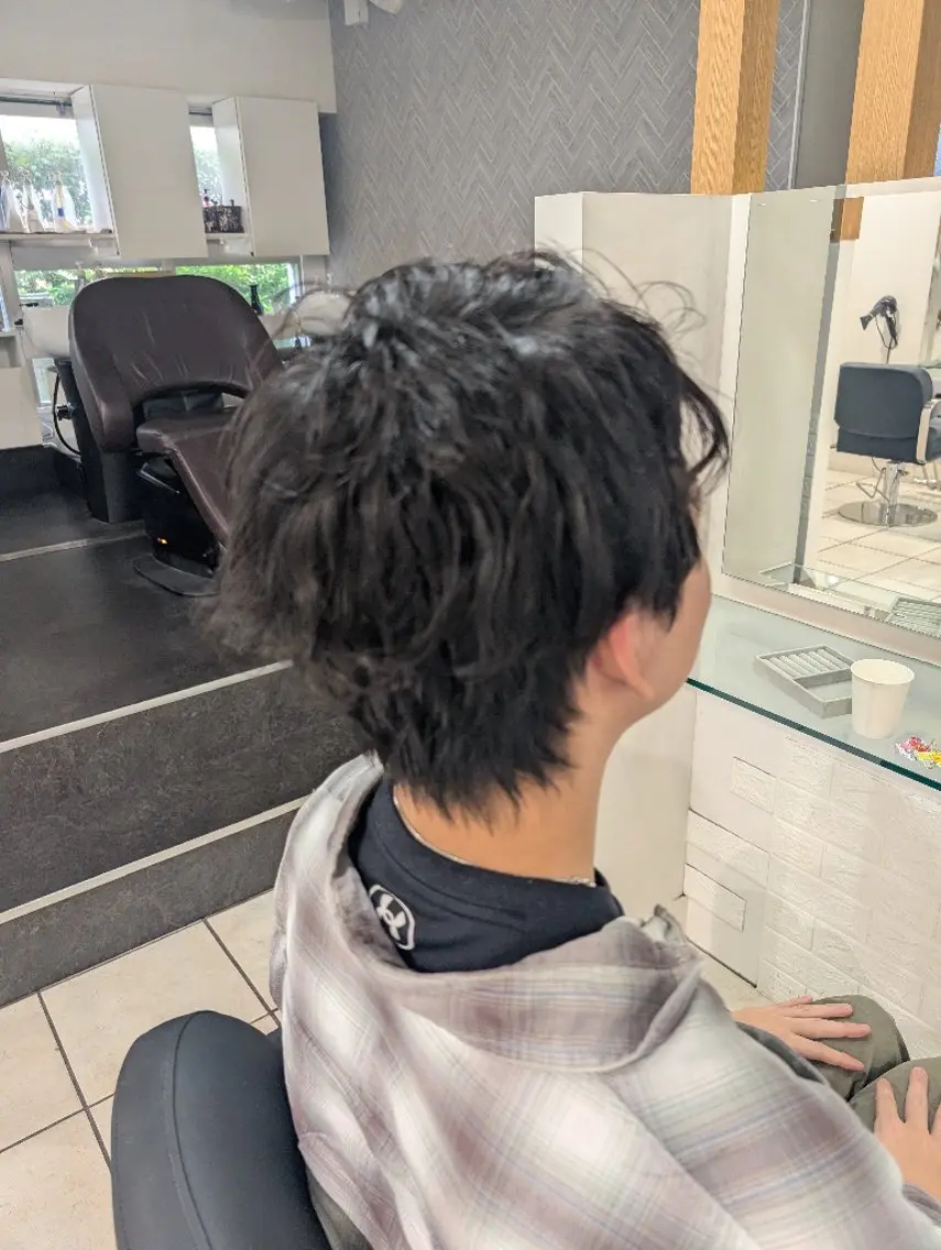 ヘアアレンジ メンズ パーマ メンズパーマ ヘアセット 似合わせヘアセット＆ カット🤍野口弥生のヘアスタイル