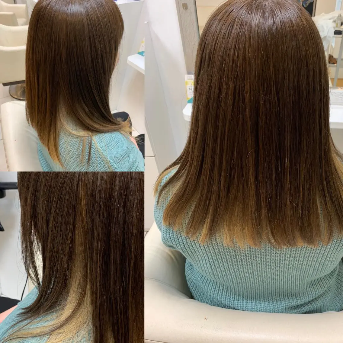 ミディアム 柳川 玲也のヘアスタイル