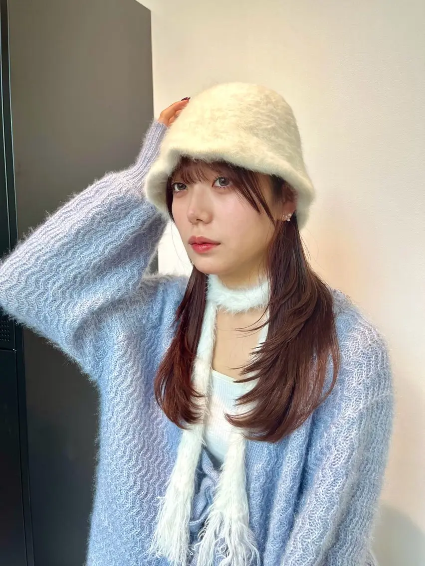🫧大人気特別メニュー🫧韓国風レイヤーカット+カラー+高濃度保湿トリートメントの写真