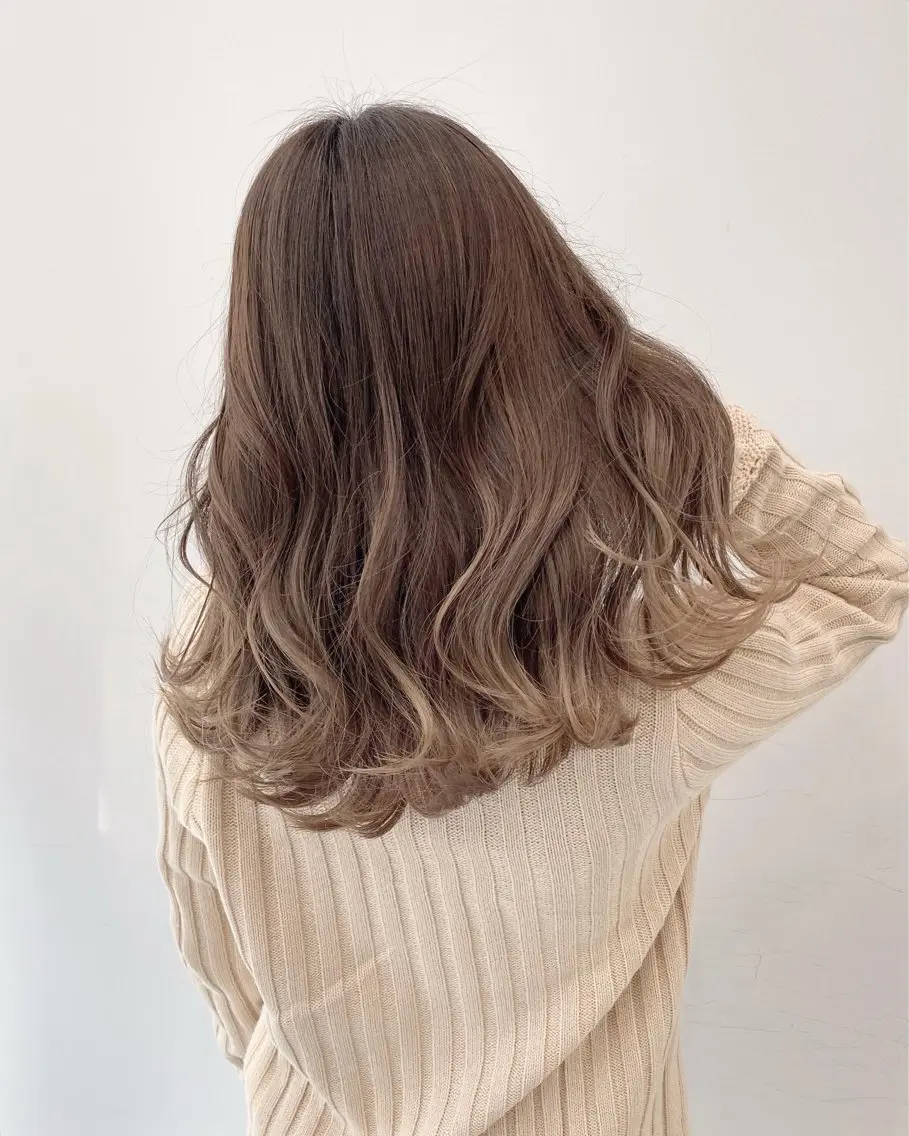 ロング カラー ベージュカラー ミルキーベージュ 🫧Kirara メンズ限定♪のヘアスタイル