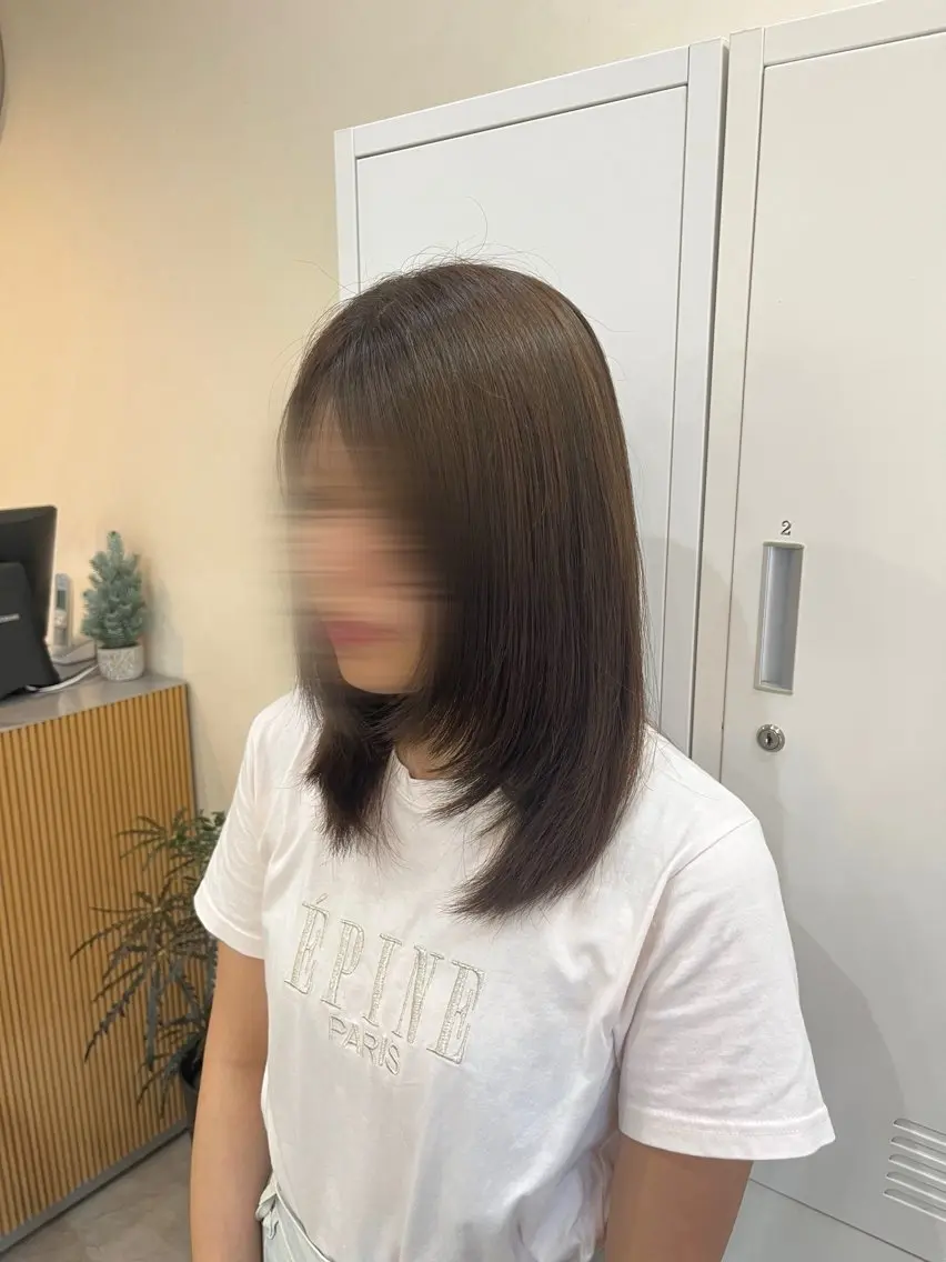セミロング 横浜／RIRIA ✮のヘアスタイル