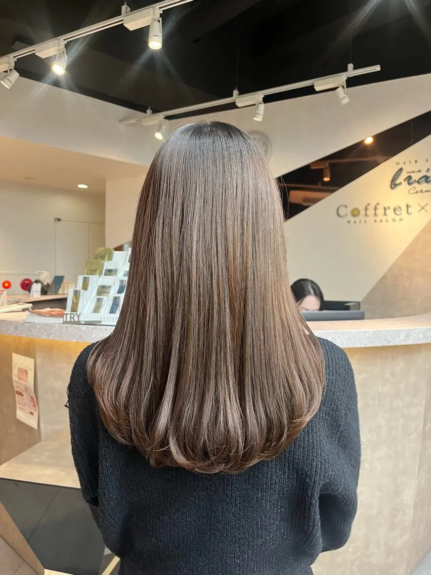 ロング み ゆのヘアスタイル
