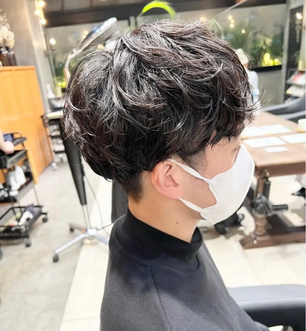 🇰🇷【シャドウパーマ×メンズカット】🇰🇷の写真
