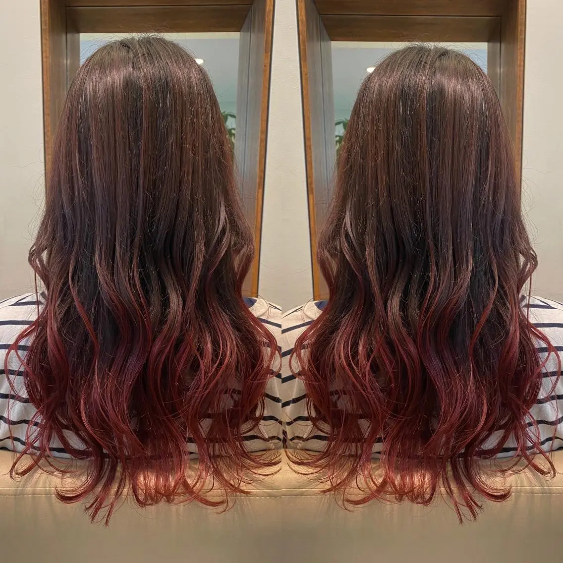 ロング 鈴木 奈波のヘアスタイル