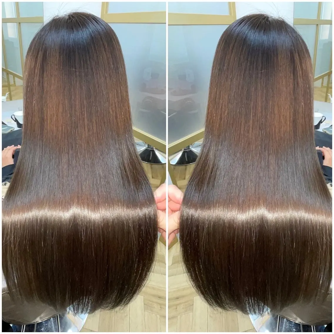 ロング カラー 髪質改善特化 ESSENCIAのヘアスタイル