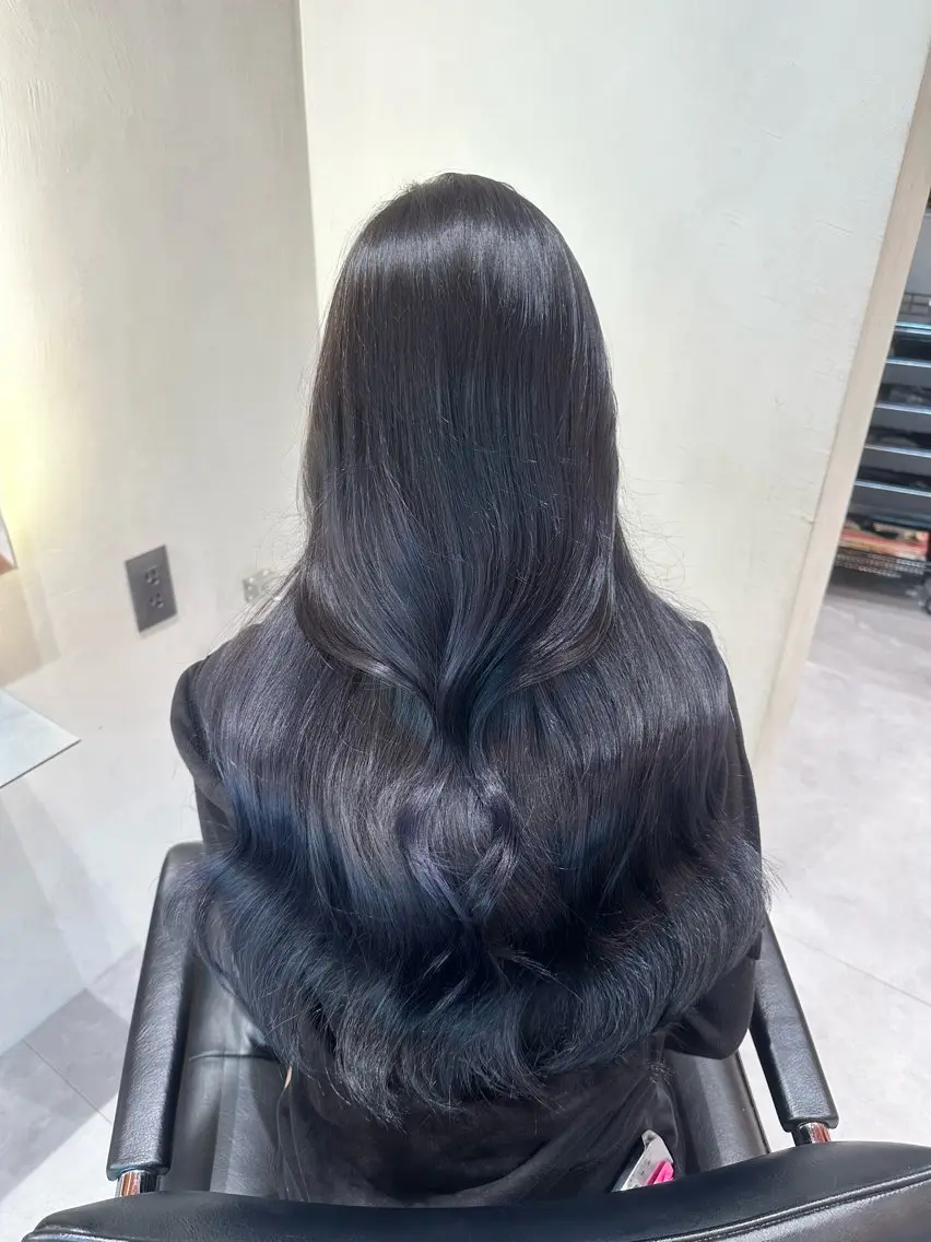 ロング トリートメント ヘアカラー kurumi🎀 /髪質改善のヘアスタイル