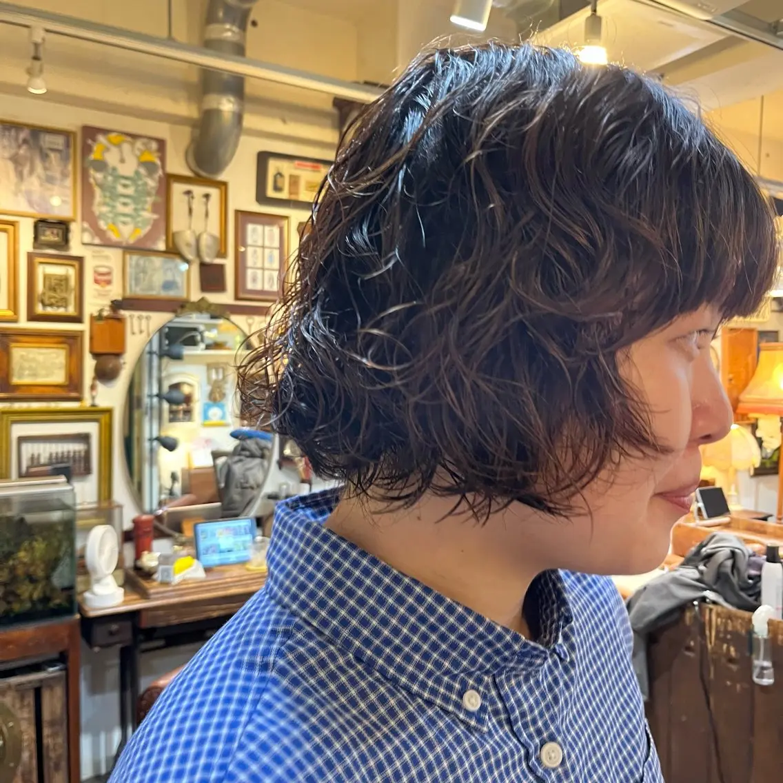 ショート パーマ カット パーマ ヘッドスパ トレンドパーマ 🌱ショート/緒方椋のヘアスタイル