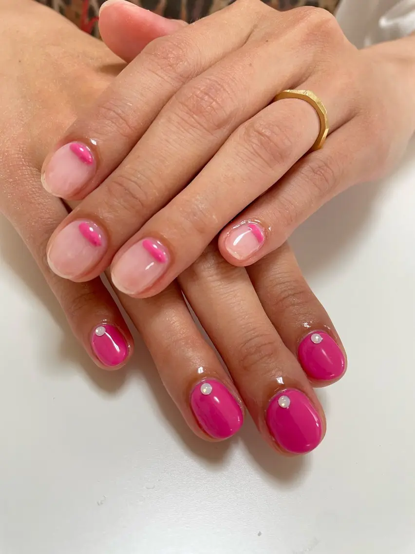 ネイル ピンク Sachi NAILのネイルデザイン