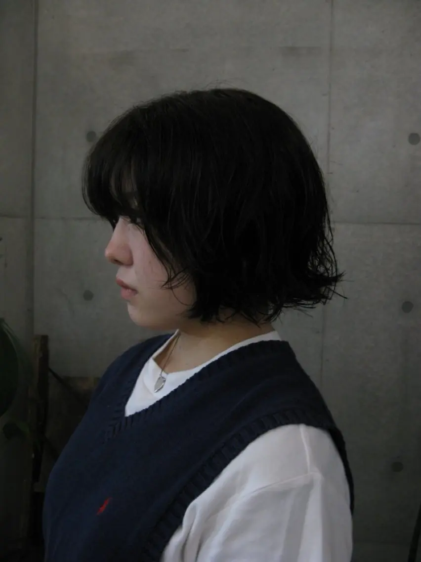 ショート パーマ ヘアアレンジ 松井 七瀬のヘアスタイル