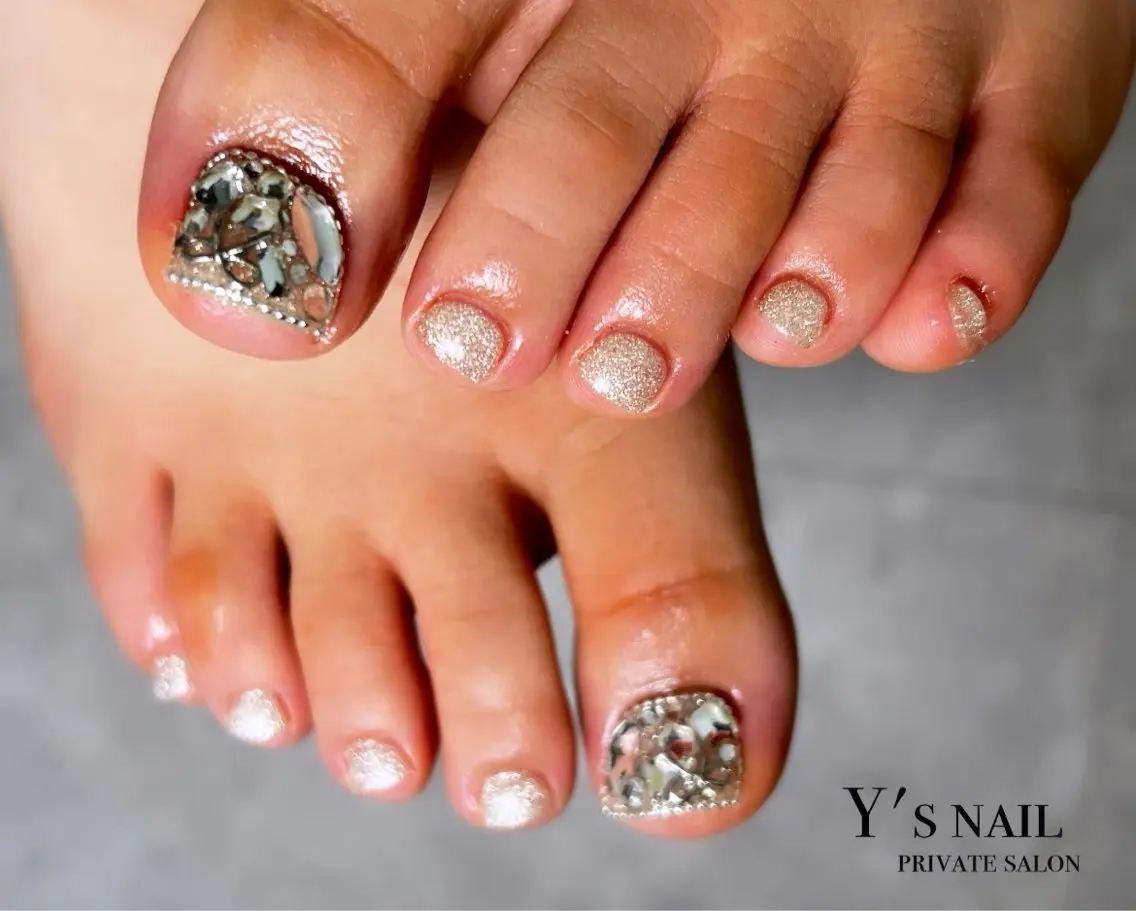 ネイル フットネイル Y's nail ˚✧₊YUIのネイルデザイン