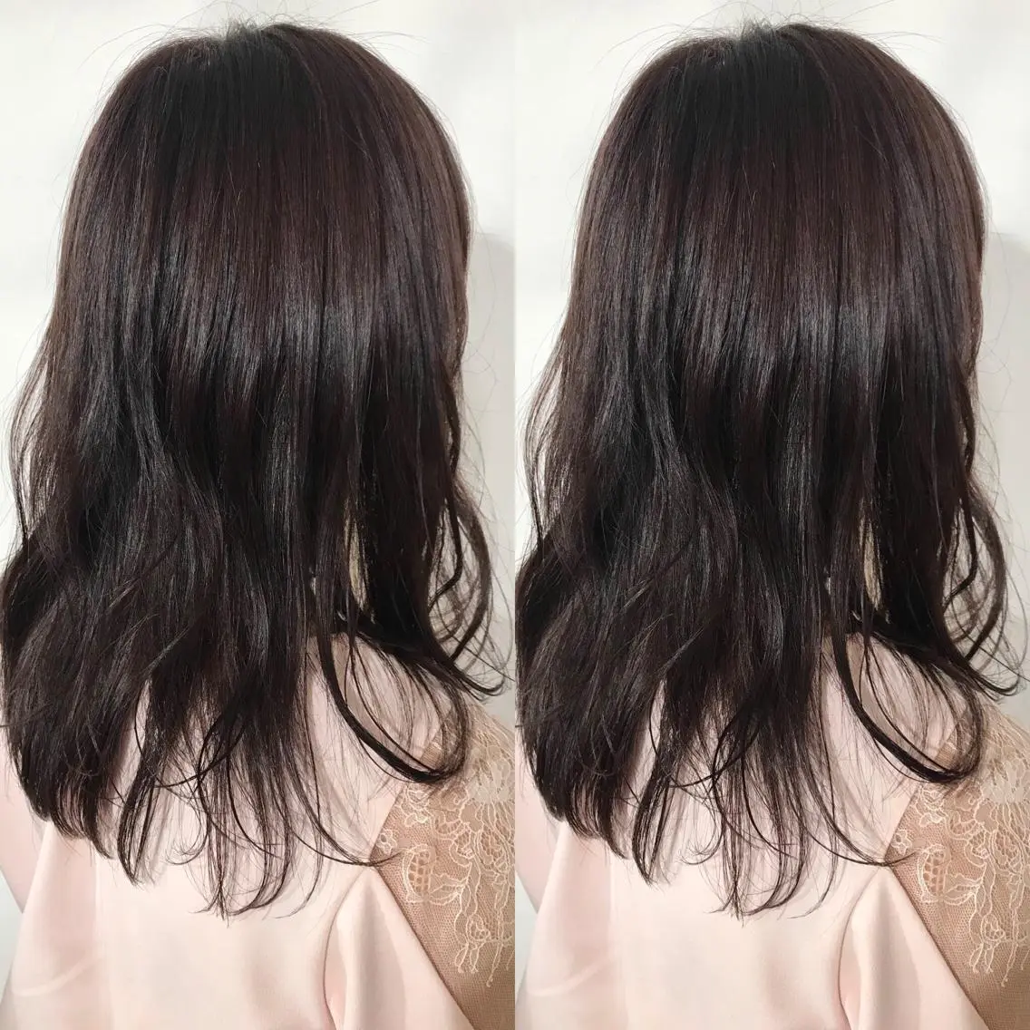 ミディアム カラー カット ヘアカラー トリートメント 小栗 麻衣のヘアスタイル