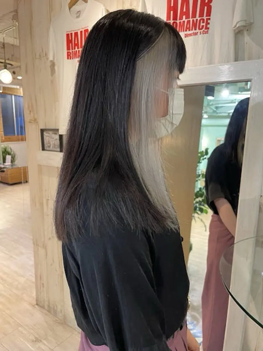 カラー ヘアカラー ʜᴀʀᴜɴᴇ💖／ 艶髪、ツヤカラーのヘアスタイル