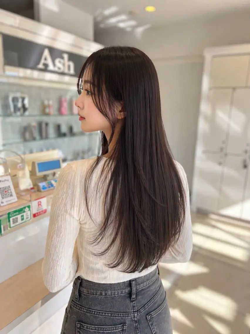 ロング カット トリートメント 金子 直樹のヘアスタイル