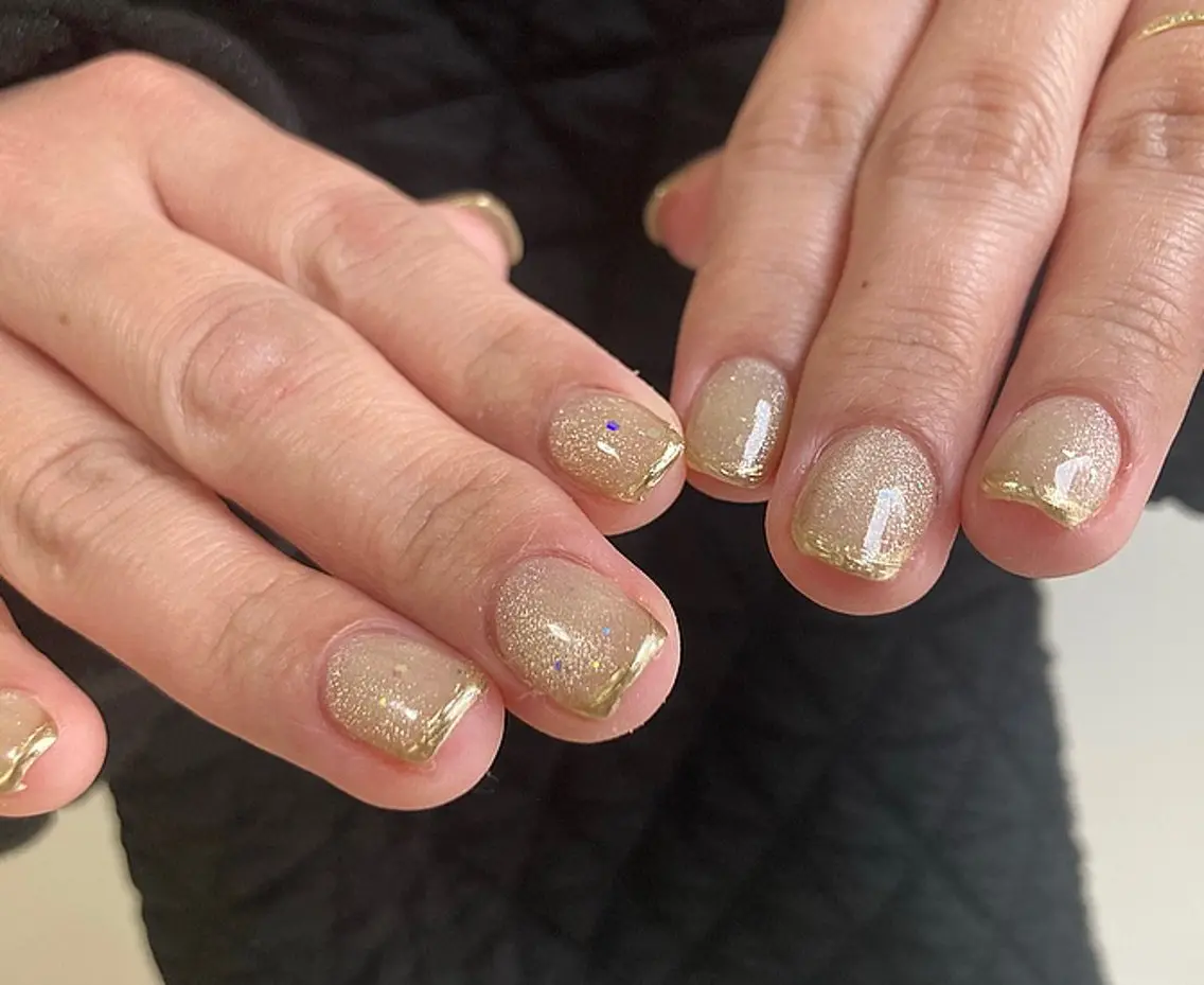 ネイル ラメ(グリッター) ハンドネイル NAILSALON NUIT.[ニュイ]のネイルデザイン
