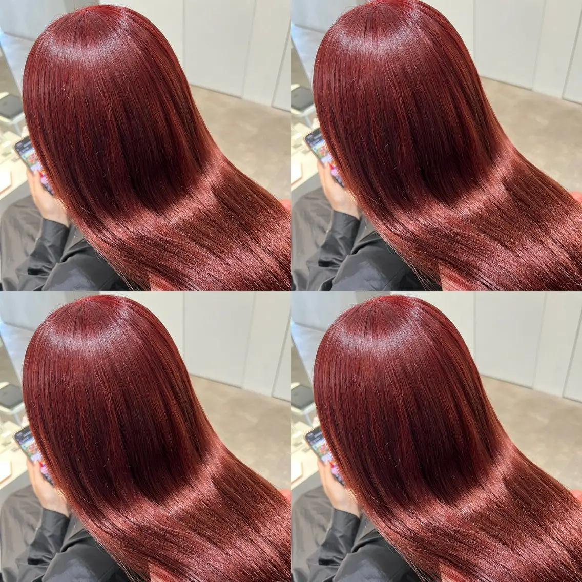 ミディアム カラー レッドカラー トリートメント 💎透明感カラー特化 💎TAISEIのヘアスタイル