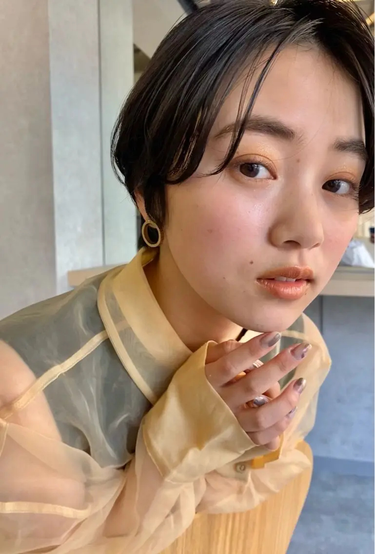 ショート カット ✳︎透明感カラー✳︎ ボブ✳︎nanaのヘアスタイル