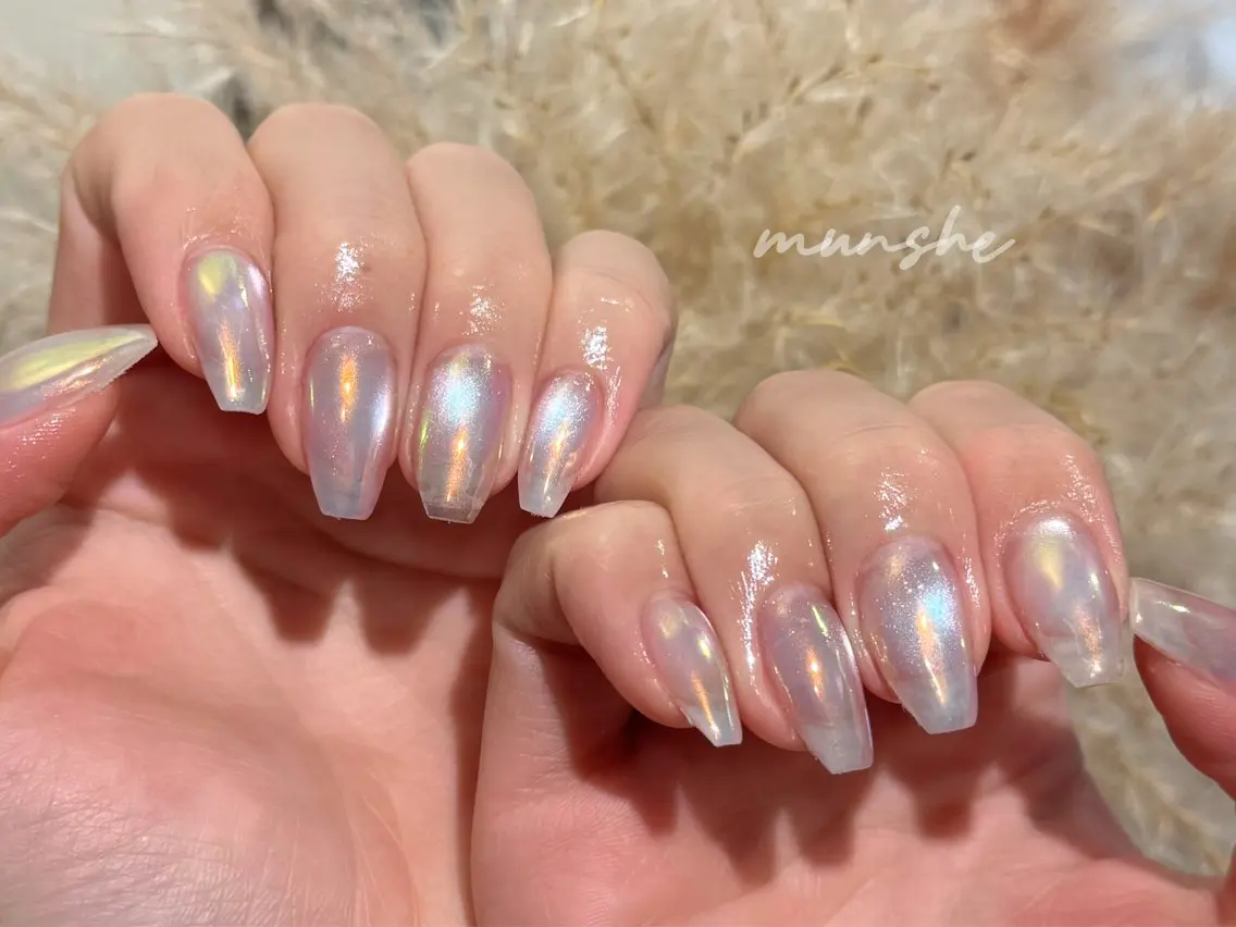 【hand】マグネット✖️オーロラネイル🌟の写真