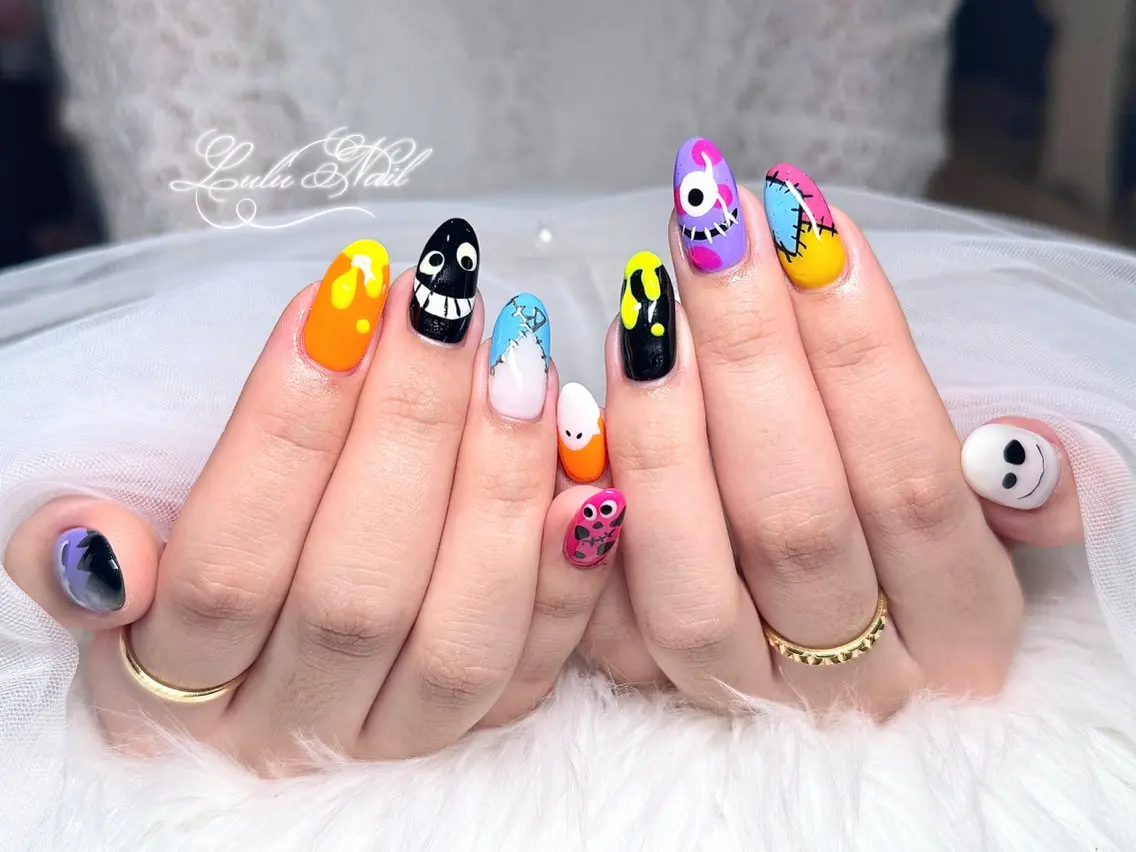 ネイル ハロウィン ハンドネイル ユユ🫧Nail Studioのネイルデザイン