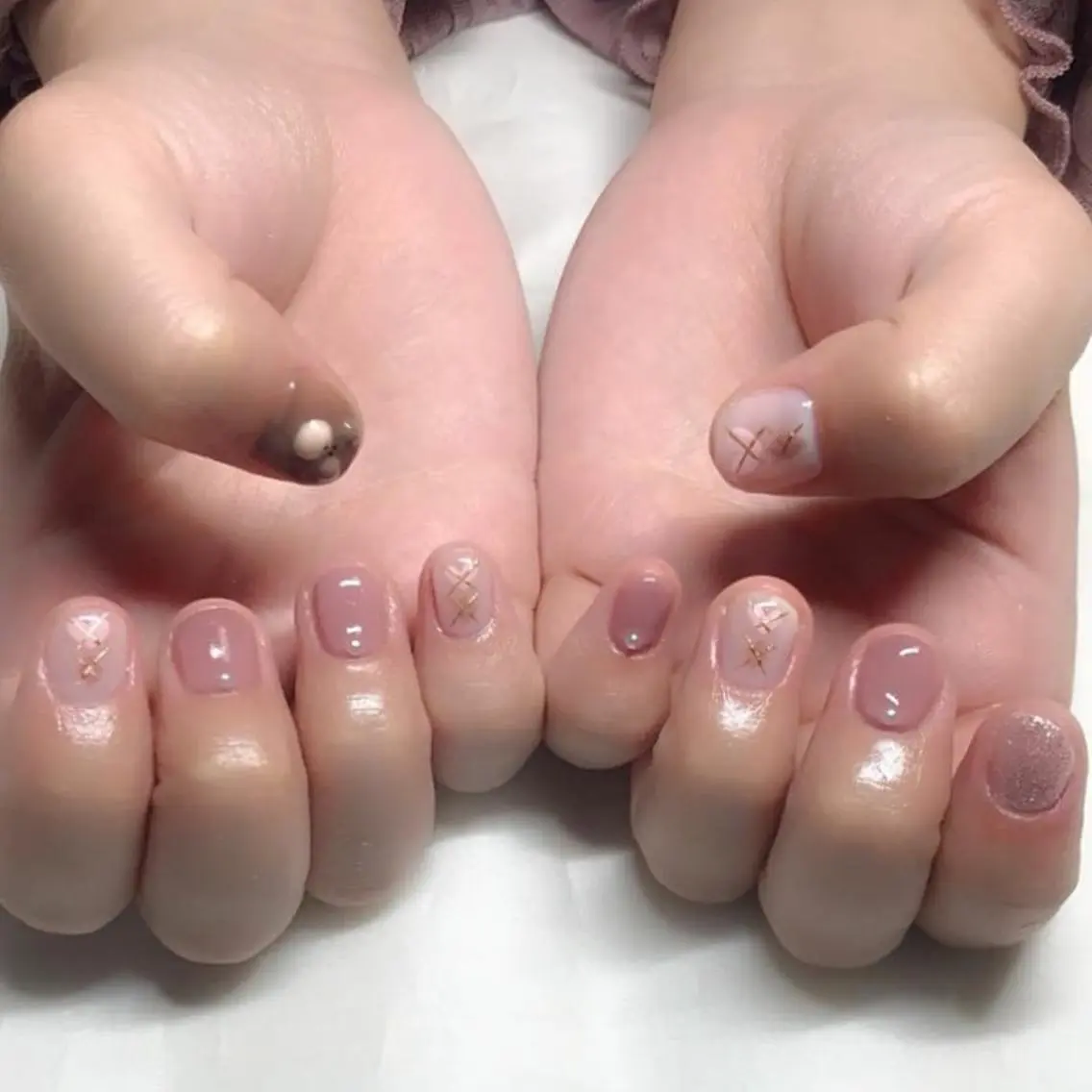 ネイル ハンドネイル ハンドケア lylynail YUUKAのネイルデザイン