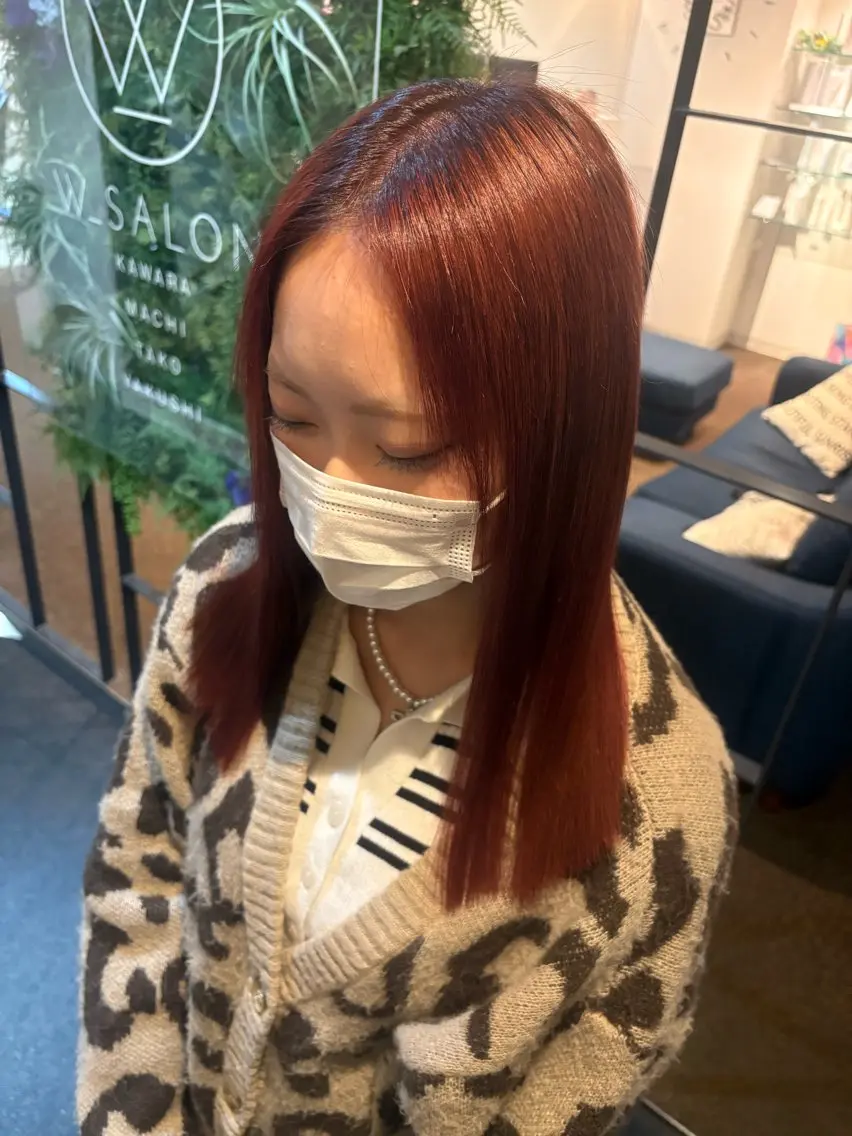 カラー ヘアカラー yunosuke/艶 カラーw-salonのヘアスタイル